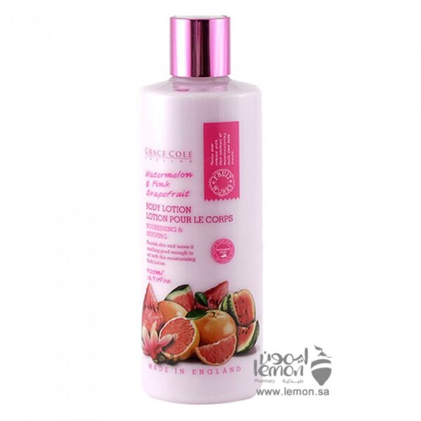 Watermelon & Pink Grapefruit Body Lotion فروت وركس لوشن للجسم برائحة البطيخ وجريب فروت الوردي 500 ml