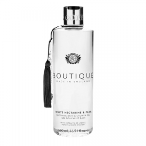 Bath & Shower Gel- White Nectarine & Pear بوتيك جل استحمام برائحة النكتارين الأبيض والكمثرى 500 ml